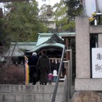 芦屋神社の入口