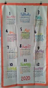 セレクトショップCASA　山本由美子さんのカレンダー